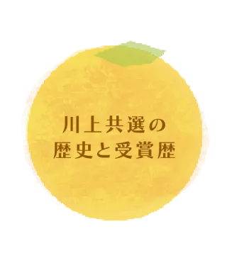 川上共選の歴史と受賞歴