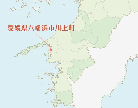 愛媛県八幡浜市川上町マップ
